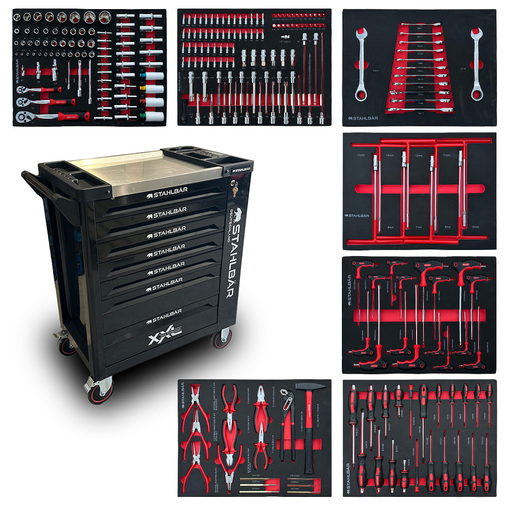 Tool cabinet Stahlbär 7/7, 283 pieces