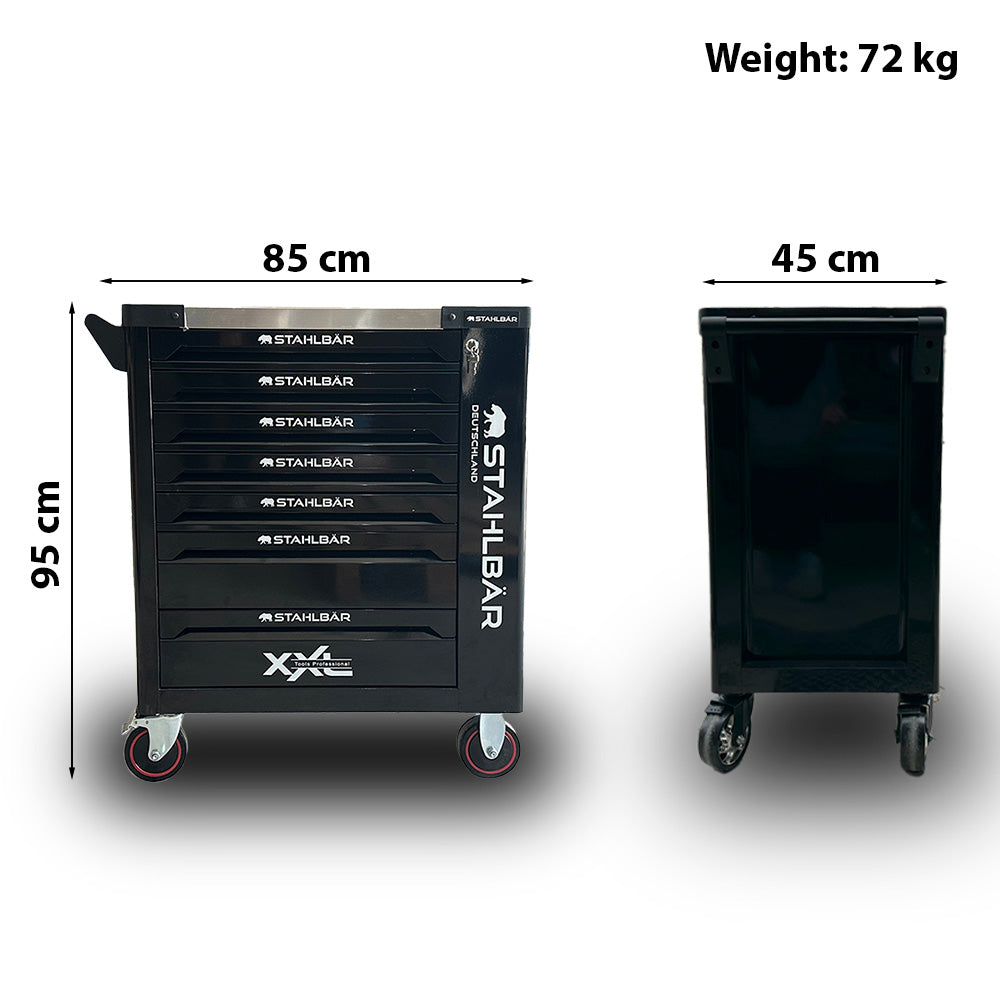 Tool cabinet Stahlbär 7/7, 283 pieces