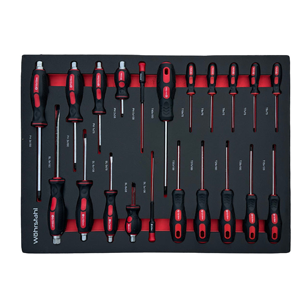 Tool cabinet Wöhrstahl 7/7, 207 pieces