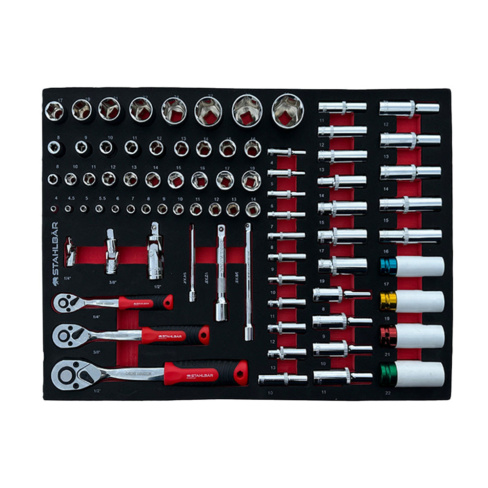 Tool cabinet Stahlbär 7/7, 283 pieces